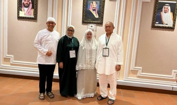 Anies Baswedan dan Puan Maharani Anies Baswedan Bertemu Puan Maharani usai Lempar Jumroh di Mina