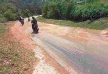 Sungguh Prihatin, Jalan Manggar Tanjunguban Rawan Kecelakaan