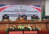 Bupati Sampaikan LKPJ Rapat Paripurna DPRD Natuna Silpa Tahun 2022 Sidang paripurna DPRD Kabupaten Natuna dengan agenda penyampaian pidato Bupati Natuna terhadap pengantar Ranperda pertanggungjawaban pelaksanaan APBD tahun 2022.