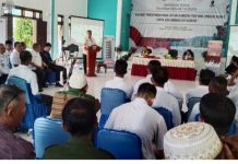 KPK Persiapkan Desa Limau Manis Model Anti Korupsi Pertama di Kepri Bupati Natuna, Wan Siswandi membuka secara resmi (Bimtek) Bimbingan Teknis Program Desa Anti Korupsi di Balai Desa Limau Manis, Kecamatan Bunguran Timur, Kabupaten Natuna