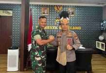 Sinergitas TNI POLRI, Kapolresta Barelang Terima Kunjungan Danyonif Raider Khusus 136/TS