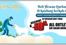Beli Hewan Kurban di Kandang Berkah dapat Voucher Gratis Pangkas SIR Salon Beli Hewan Kurban di Kandang Berkah dapat Voucher Gratis Pangkas SIR Salon