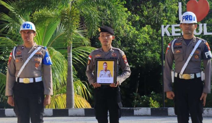 Kapolres Anambas Pimpin Upacara PTDH Oknum Anggota yang Terlibat Kasus Narkotika