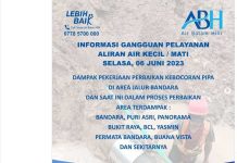 Permohonan Maaf Air Batam Hilir, Ada Pipa Bocor di Jalur Bandara Permohonan Maaf Air Batam Hilir, Ada Pipa Bocor di Jalur Bandara