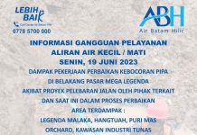Video Kebocoran Pipa di Belakang Pasar Mega Legenda akibat Proyek Jalan Area terdampak : Legenda Malaka, Puri Mas, Hangtuah, Kawasan Industri tunas, Orchard, Calista, Grand Niaga Mas, Beverly, Grand Maganda, Diamond Palace, Citra Land, Anshley View, The Summer, Coastarica dan sekitarnya.