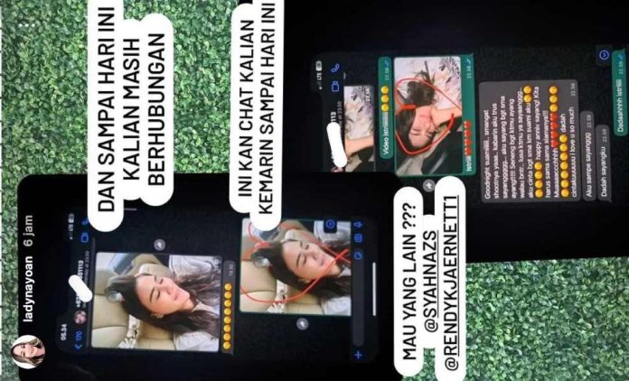 Gimik atau Faktakah? Viral Foto Chat Syahnaz Diduga Selingkuh dengan Aktor Rendy Kjaernett