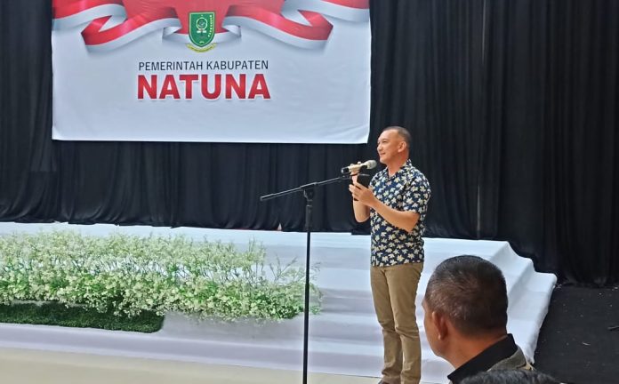 Wakil Bupati (Wabup) Natuna meminta kepada Rombongan Tim Kemenko Marves dan Komandan Pusat Kesenjataan Artileri Medan (Danpussenarmed), Mayjen TNI Yudhy Chandra Jaya,