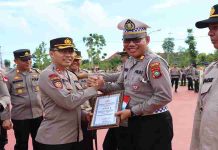 Tingkatkan Kesadaran Personil, Dihari Bhayangkara Ke-77, Polres Bintan Gelar Lomba Kebersihan Mako