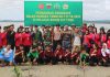Geo Politik Pertahanan Negara, Ratusan Bibit Rhizophora Apiculata Di Benamkan Satgas TMMD dan Pelajar