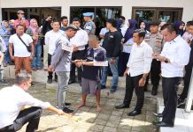 Sat Reskrim Polres Pasaman Barat Gelar Rekonstruksi Kasus Pembunuhan Sadis Warga Katimaha