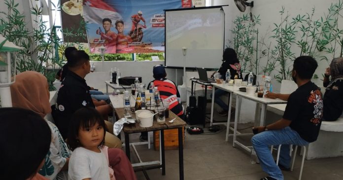 Bikers Honda di Kepri Nobar Off Road Internasional MXGP 2023
