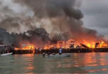 Video Sejumlah Rumah di Pulau Buluh Batam Hangus Terbakar, 1 Warga Tewas Kebakaran Pulau Buluh Batam