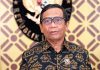 Menteri Mahfud MD Ajak Media Ciptakan Ekosistem Pemilu 2024 agar Pemilu Bermatabat Pelaksana Tugas Menteri Komunikasi dan Informatika Mahfud MD