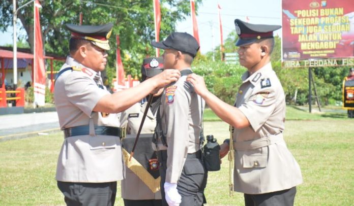 Upacara Pembukaan Diktuk Bintara Polri Gelombang II 2023 SPN Polda Kepri