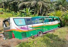 Bus Lorena Kecelakaan Tunggal di Inhu, Ini penjelasan Polisi