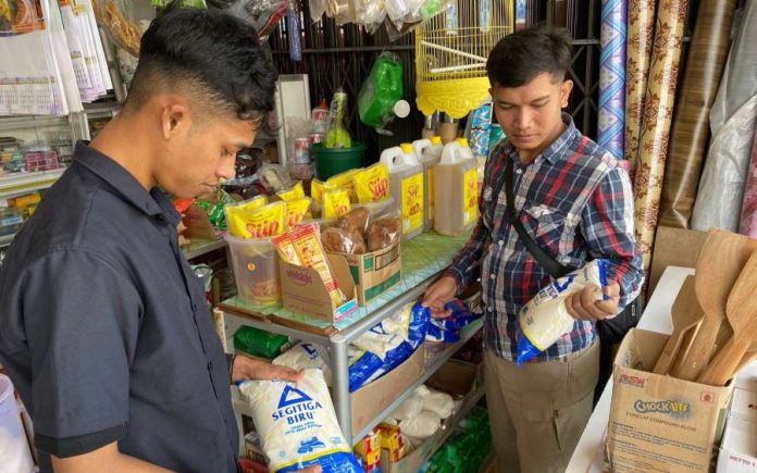 Jaga Stabilitas Harga dan Ketersediaan Pangan, Polsek Daik