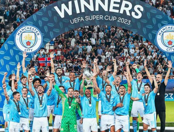 Juara Piala Super Eropa, Guardiola Bikin Sejarah Lagi untuk Manchester City
