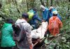 Pendaki Cedera Kaki Saat di Gunung Kerinci Berhasil Dievakuasi OLeh Tim SAR Gabungan