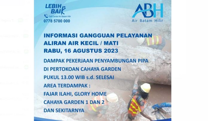 Perbaikan Pipa di Cahaya Garden