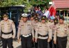 Jelang HUT RI Ke-78, Polres Anambas Kirab dan Upacara Pengibaran Bendera Bersama TNI Polres Anambas Kirab dan Upacara Pengibaran Bendera Bersama TNI