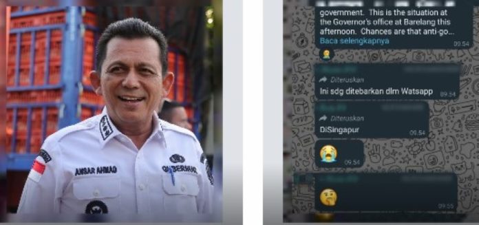 Gubernur Ansar Minta Penegak Hukum dan BIN Telusuri Penyebar Isu Batam Tidak Aman