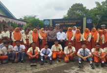 Panit Unit Lantas Polsek Binut Beri Arahan Sosialisasi Operasi Zebra Seligi