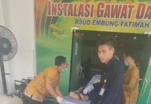Terkena Gas Air Mata, Belasan Pelajar SD Dilarikan ke RSUD Embung Fatimah Batam Pelajar dirawat