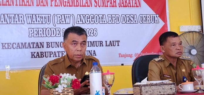 Bupati Wan Siswandi resmi lantik Susanti sebagai Pergantian Antar Waktu (PAW) anggota BPD desa Ceruk, Bupati Wan Siswandi resmi lantik Susanti sebagai Pergantian Antar Waktu (PAW) anggota BPD desa Ceruk,