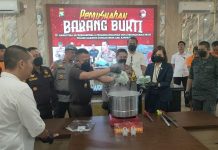 Musnahkan 1,856 kilogram Sabu dari 4 Tersangka, Kapolres Karimun Minta Anggota Waspada Musnahkan 1,856 Kg Sabu dari 4 Tersangka, Kapolres Karimun