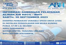 Air Batam Infokan Perbaikan di Instalasi Pengolahan Air Mukakuning