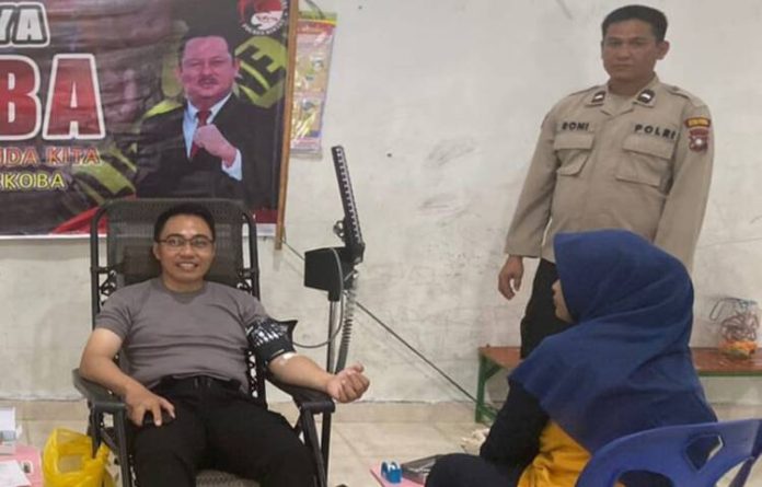 Kapolres Bintan Turut Serta Sumbang Setetes Darah Untuk Kehidupan Orang