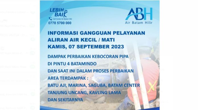 Kebocoran Pipa Pintu 4 Batamindo 1 Kebocoran Pipa