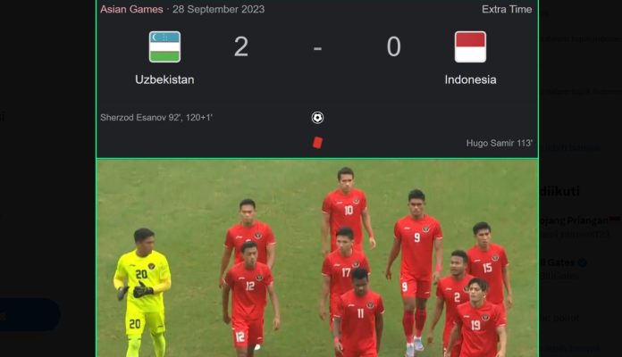 Tanpa Pemain Naturalisasi, Uzbekistan Bombardir Gawang Indonesia Babak Ektra Time