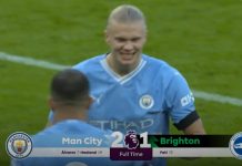 Erling Haaland Cetak Gol Lagi, Manchester City Menang 2-1 atas Brighton Haaland Cetak Gol, Manchester City Menang 2-1 atas Brighton