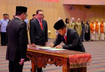 Pelantikan Kabasarnas Marsdya TNI Kusworo