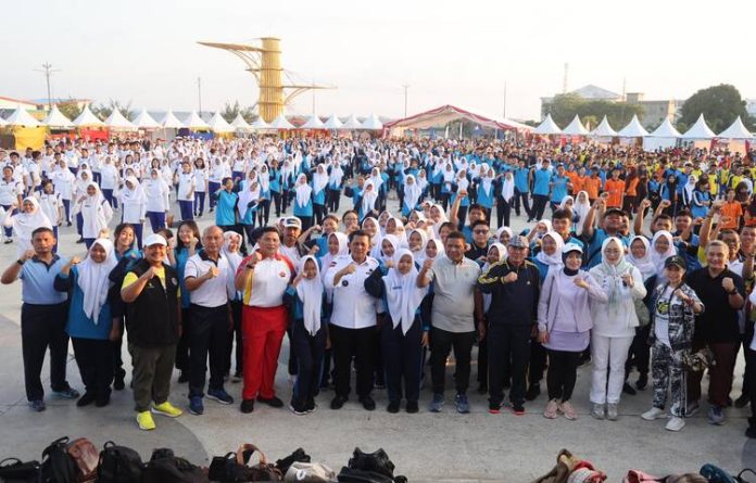 Gubernur Ansar Buka Rangkaian Kegiatan HUT Sumpah Pemuda ke-95, Dimulai Dengan Senam Sehat