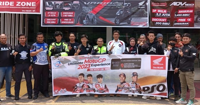 Honda Community Kepri Gelar Nobar Moto GP Mandalika 2023 Honda Community Kepri Gelar Nobar Moto GP Mandalika 2023
