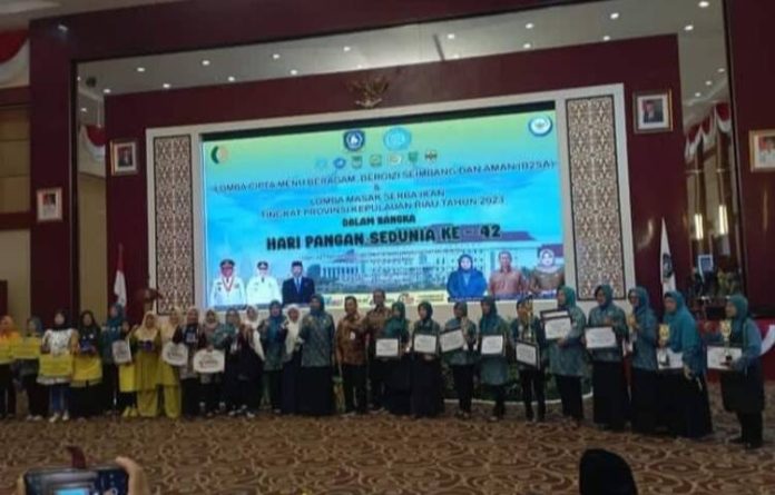 TP PKK Kabupaten Lingga Raih Juara Umum Lomba Masak Serba Ikan Tingkat Provinsi Kepri