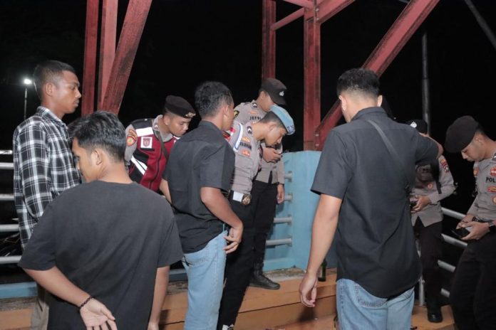 Operasi Pekat Seligi, Polres Lingga Amankan Remaja Konsumsi Miras