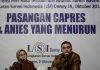 Berikut Hasil Survei September 2023 versi LSI Denny JA, Elektabitas Anies Turun Pasangan Capres Anies Menurun Oktober 2023