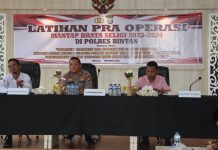 Pemilu Aman, Polres Bintan Gelar Latpraops Mantap Brata Seligi 2023-2024