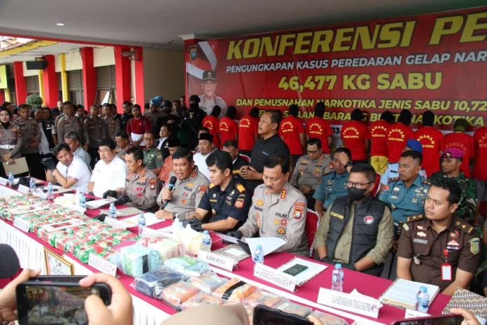 Polresta Barelang Ungkap Kasus Sabu Seberat 46,477 Kg