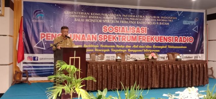 Balmon dan Diskominfo Kepri Sosialisasi Penggunaan Frekuensi Radio dan Perangkat Telekomunikasi