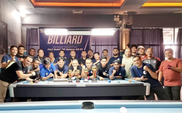 Berikut Pemenang Turnamen Billiard 2023 antar Karyawan BP Batam