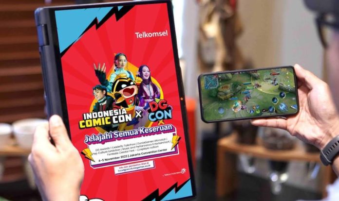 Kolaborasi Dunia Games Telkomsel dan Panorama Media di Ajang Indonesia Comic Con x DG Con 2023 Kolaborasi Dunia Games Telkomsel dan Panorama Media di Ajang Indonesia Comic Con x DG Con 2023