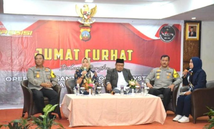 Jumat Curhat, Polda Kepri Kenalkan Nusantara Cooling System Upaya Pecahkan Masalah Sosial