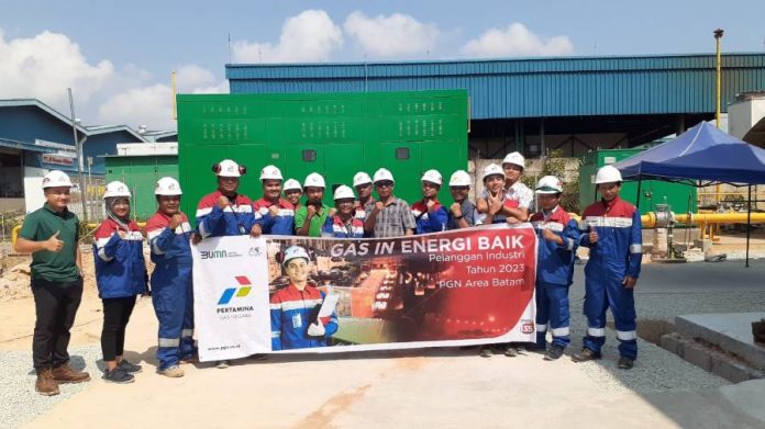 PGN Pasok Gas Bumi 10 BBTUD Setara 8 juta Liter BBM per bulan ke PLN Batam