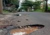 Waspada, Sering Kecelakaan akibat Jalan Berlubang di Bukit Bestari Tanjungpinang