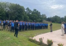 Ditpam BP Batam Lakukan Pemupukan Pohon Jati Emas Ditpam BP Batam Tanam Pohon Jati Emas