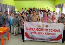Role Model ‘Sireka’, Mampu Mengedukasi Pelajar di Karimun Tertib Berlalulintas